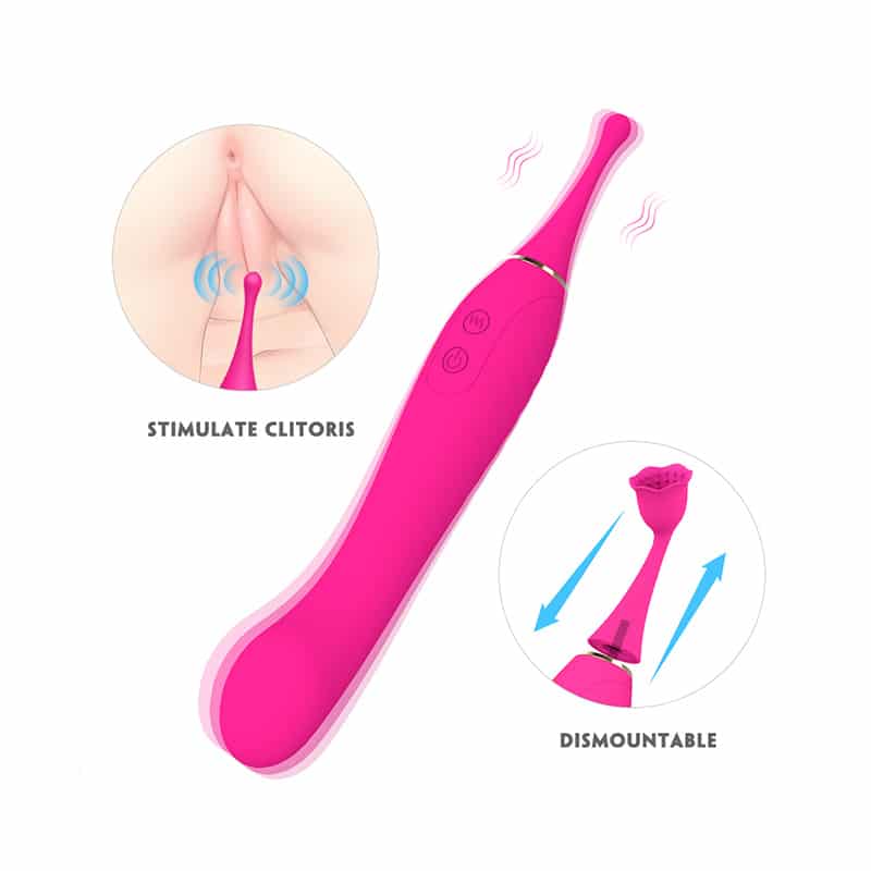 1 Fantasy Lover Magic Wand Clit & Nipple Vibrator
