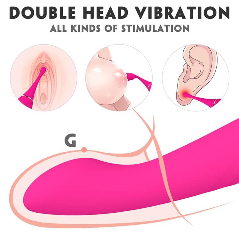 2 Fantasy Lover Magic Wand Clit & Nipple Vibrator