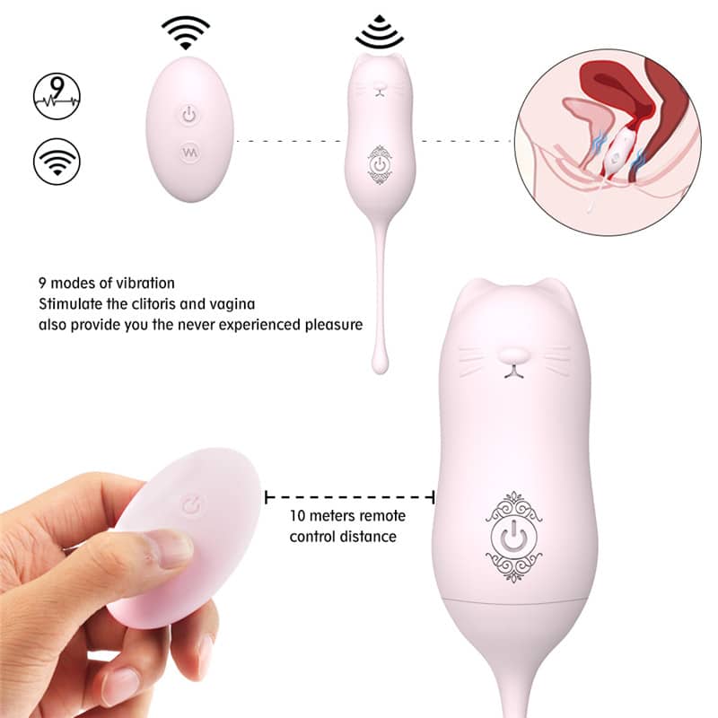 2 Fantasy Lover Hello Meow Kegel Balls Vibrator