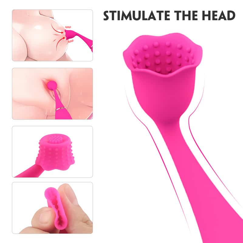 5 Fantasy Lover Magic Wand Clit & Nipple Vibrator