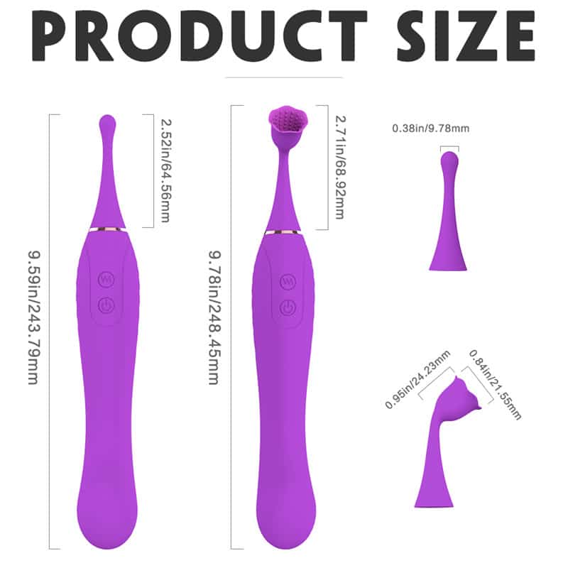 FL-V004Z-1 (10) Fantasy Lover Magic Wand Clit & Nipple Vibrator