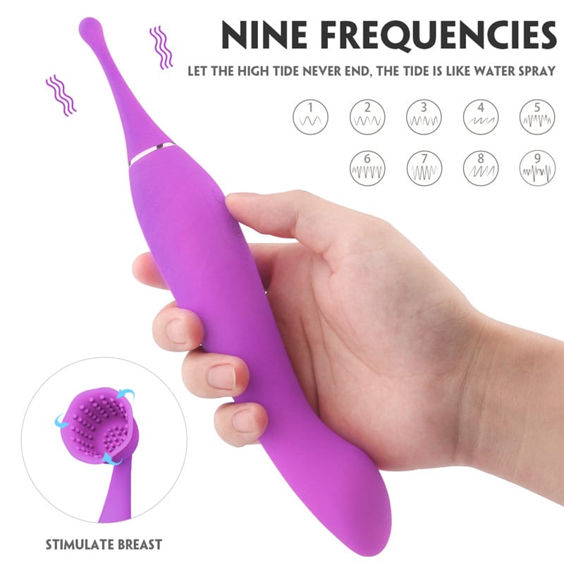 FL-V004Z-1 (4) Fantasy Lover Magic Wand Clit & Nipple Vibrator