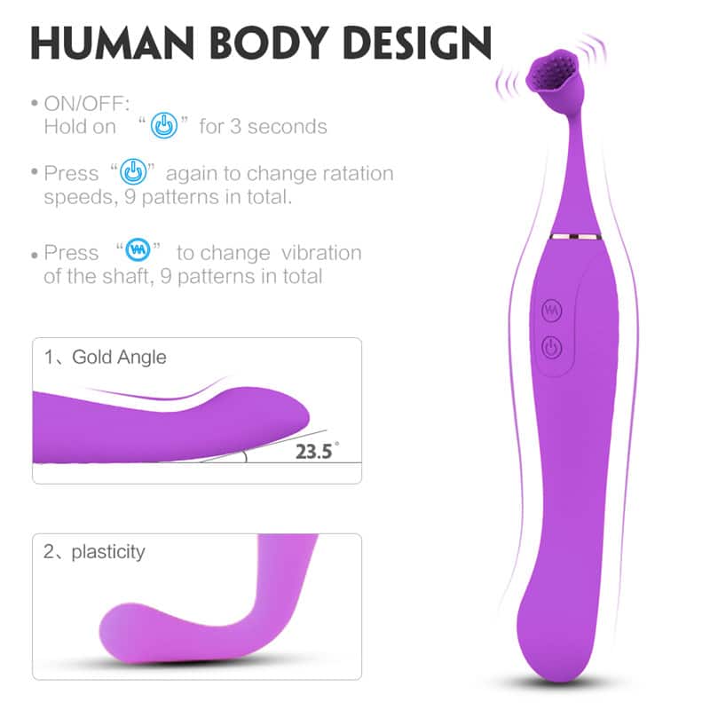 FL-V004Z-1 (8) Fantasy Lover Magic Wand Clit & Nipple Vibrator