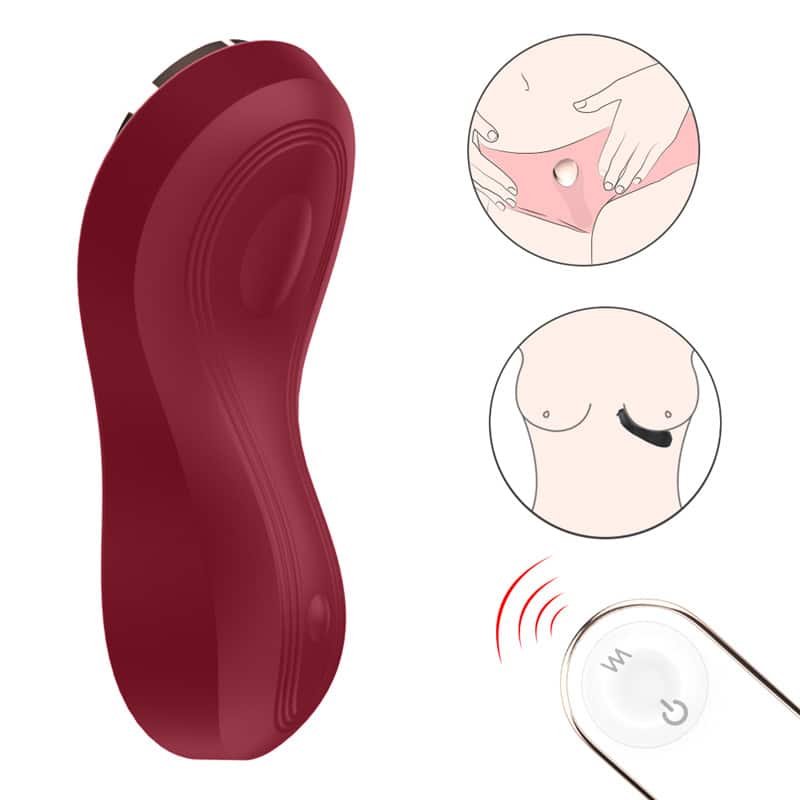 FL-W001R (2) Fantasy Lover Remote-Controlled Tongue-shaped Vibrator Rose
