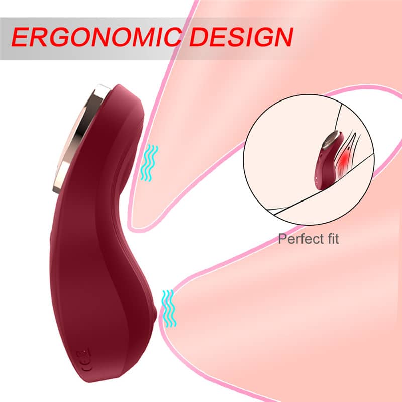 FL-W001R (3) Fantasy Lover Remote-Controlled Tongue-shaped Vibrator Rose