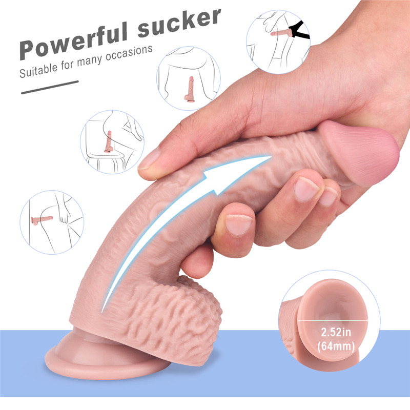 FL-D002-4 Fantasy Lover Strap-on Dildo with Suction Cap